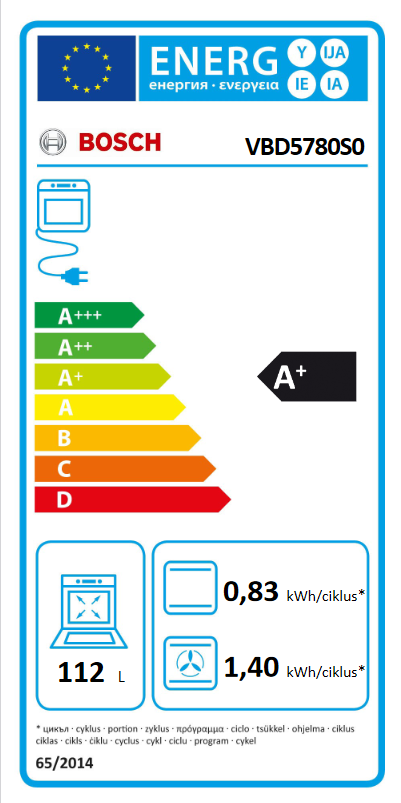 Bosch VBD5780S0 UGRADNA RERNA - Слика 2
