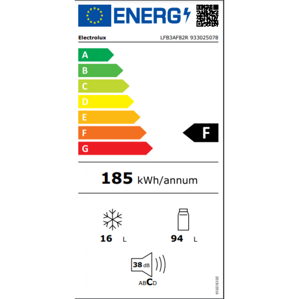 Electrolux LFB3AF82R ugradni frižider - Слика 2