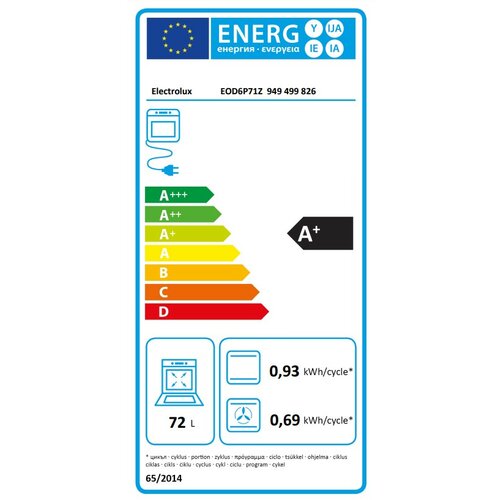 ELECTROLUX EOD6P71Z ugradna rerna - Слика 2