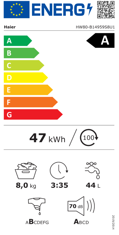 Haier HW80-B14959S8U1S mašina za pranje veša - Слика 8