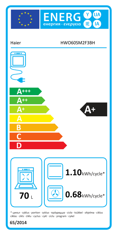 Haier HWO60SM2F3BH ugradna rerna - Слика 4