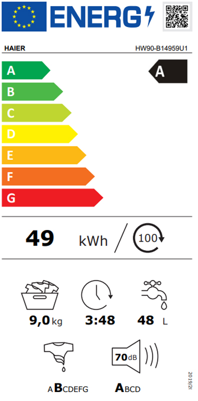Haier HW90-B14959U1-S mašina za pranje veša - Слика 2